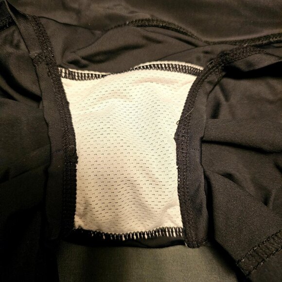 Men's Gradual Black Athletic Shorts XL With 2-In-1 Liner Polyester/Elastane Blen - Picture 7 of 7